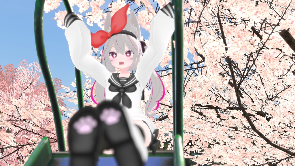 バックプリーツセーラーパーカー【14アバター対応】