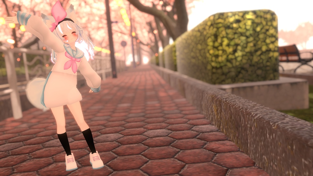 バックプリーツセーラーパーカー【14アバター対応】