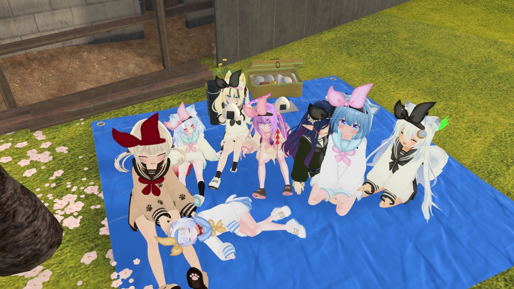 バックプリーツセーラーパーカー【14アバター対応】