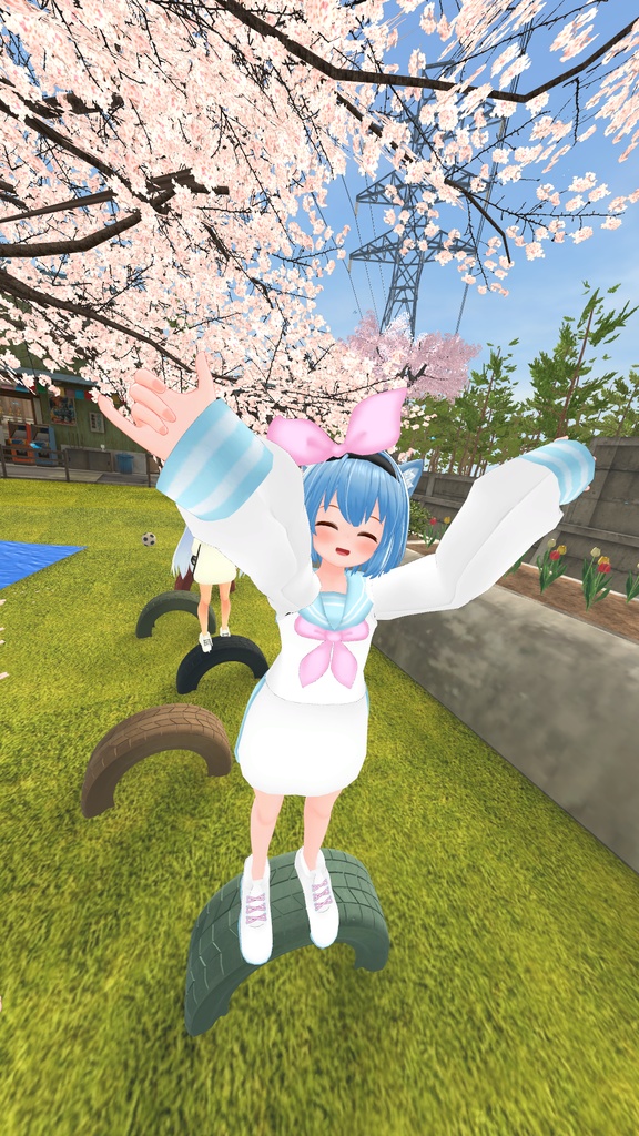 バックプリーツセーラーパーカー【14アバター対応】