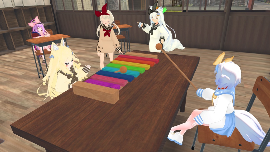 バックプリーツセーラーパーカー【14アバター対応】