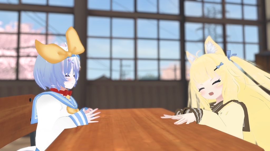 バックプリーツセーラーパーカー【14アバター対応】