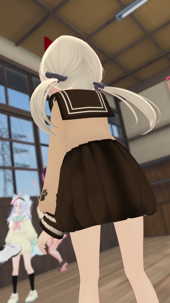 バックプリーツセーラーパーカー【14アバター対応】