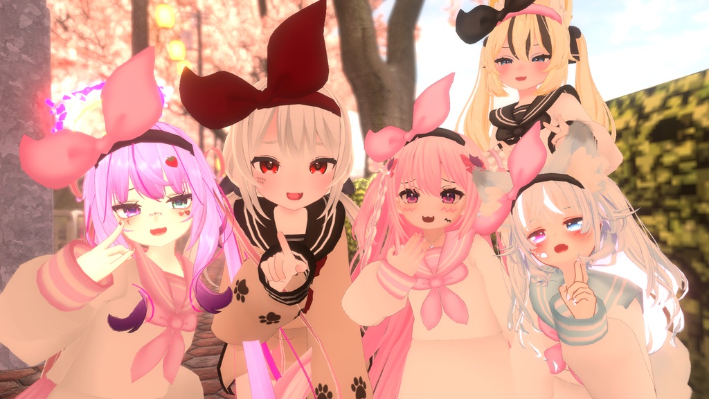 バックプリーツセーラーパーカー【14アバター対応】