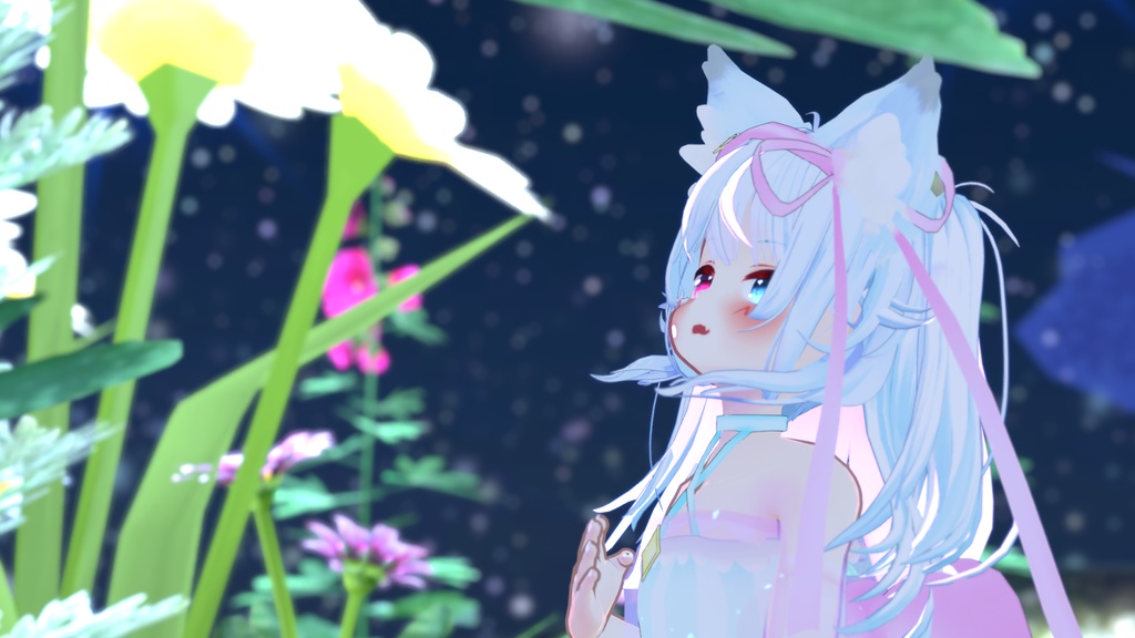 まほうしょーじょ風ランジェリーパジャマ【11アバター対応】【パーティクル付き】