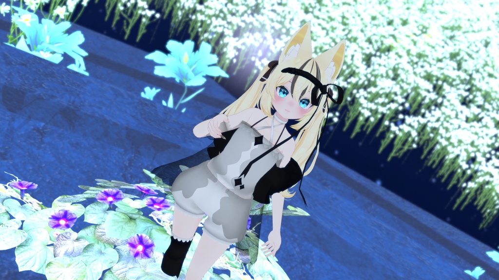 まほうしょーじょ風ランジェリーパジャマ【11アバター対応】【パーティクル付き】