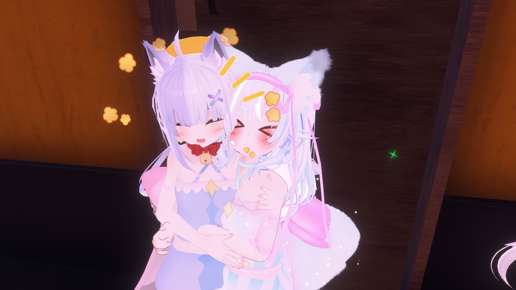 まほうしょーじょ風ランジェリーパジャマ【11アバター対応】【パーティクル付き】