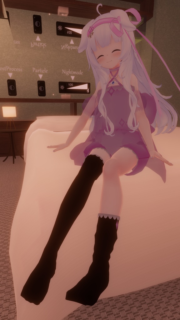 まほうしょーじょ風ランジェリーパジャマ【11アバター対応】【パーティクル付き】