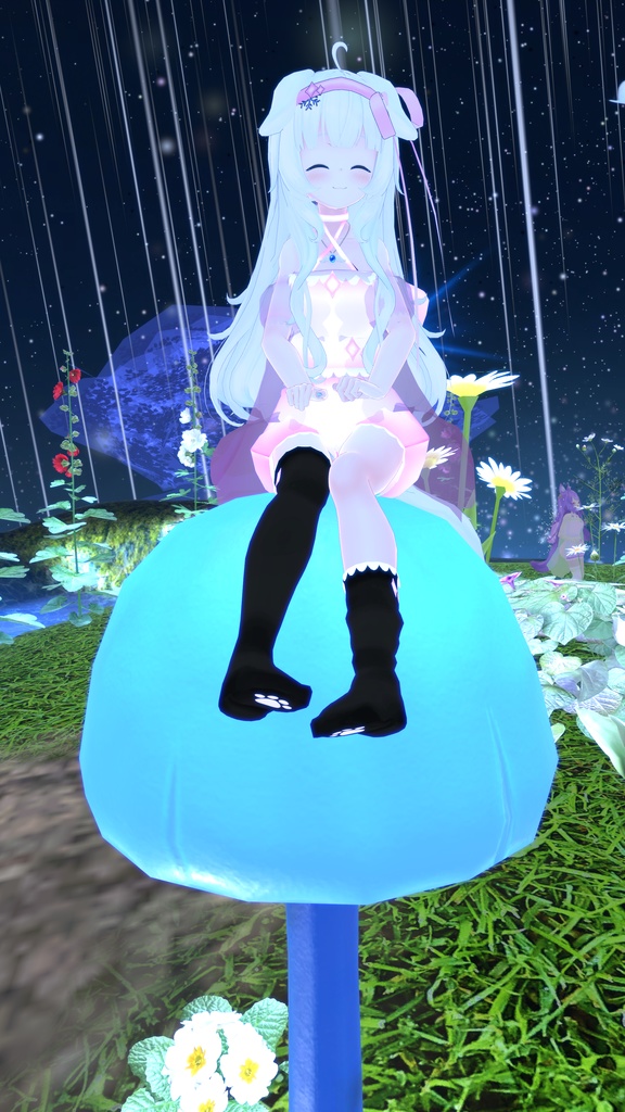 まほうしょーじょ風ランジェリーパジャマ【11アバター対応】【パーティクル付き】