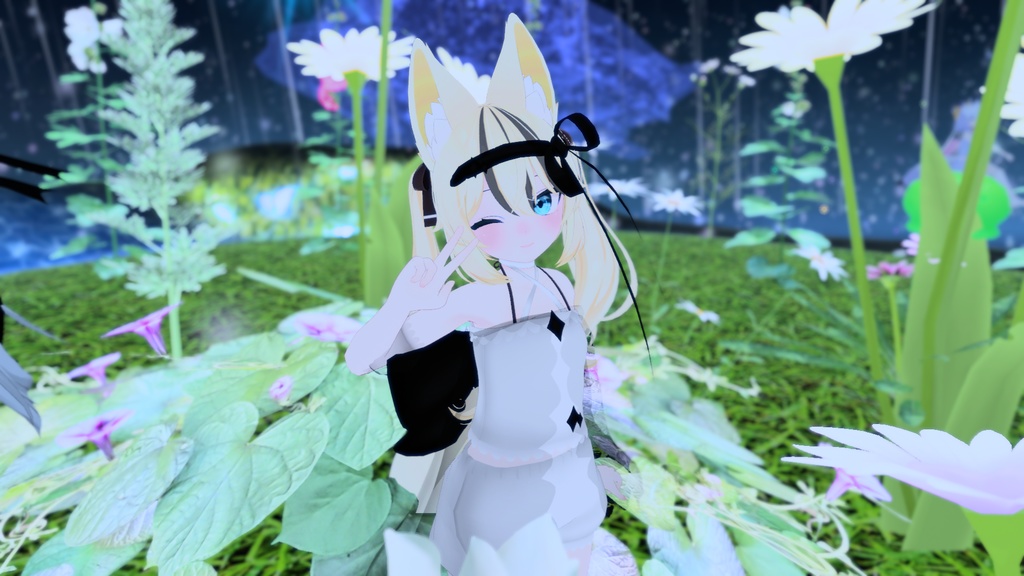 まほうしょーじょ風ランジェリーパジャマ【11アバター対応】【パーティクル付き】