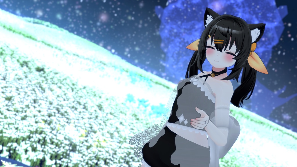 まほうしょーじょ風ランジェリーパジャマ【11アバター対応】【パーティクル付き】