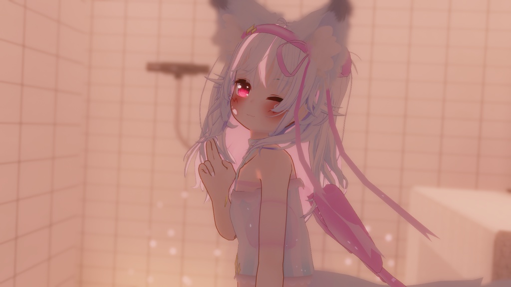 まほうしょーじょ風ランジェリーパジャマ【11アバター対応】【パーティクル付き】