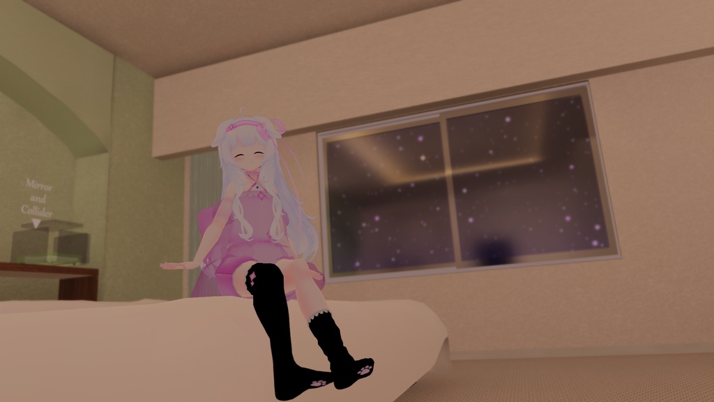 まほうしょーじょ風ランジェリーパジャマ【11アバター対応】【パーティクル付き】