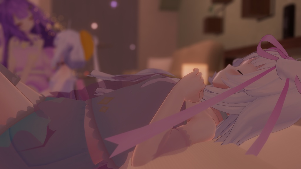 まほうしょーじょ風ランジェリーパジャマ【11アバター対応】【パーティクル付き】