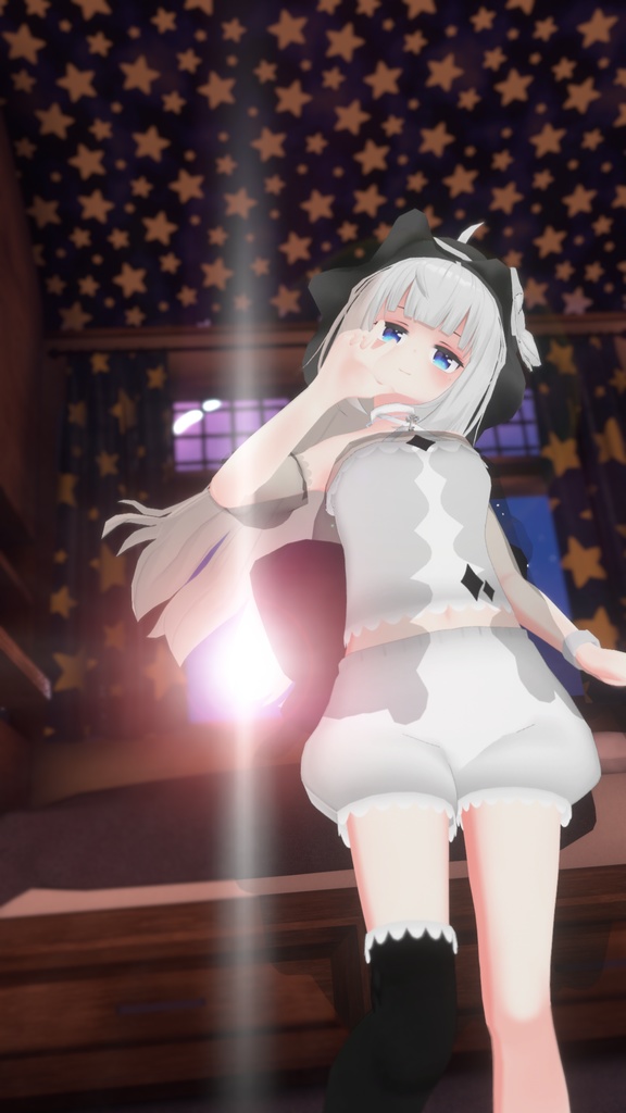 まほうしょーじょ風ランジェリーパジャマ【11アバター対応】【パーティクル付き】