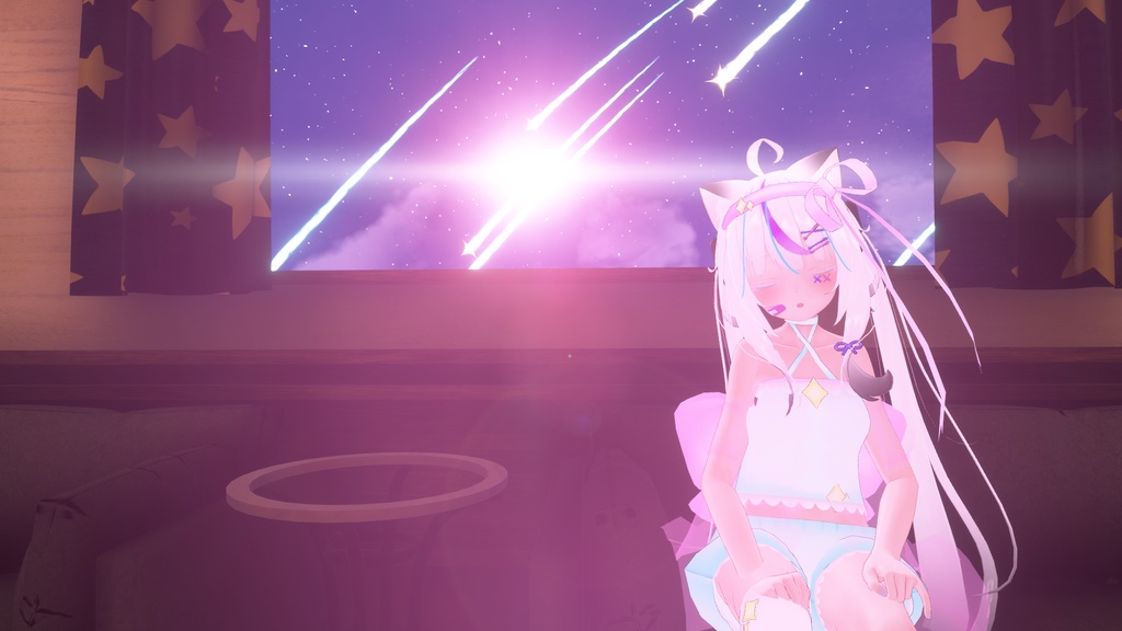 まほうしょーじょ風ランジェリーパジャマ【11アバター対応】【パーティクル付き】