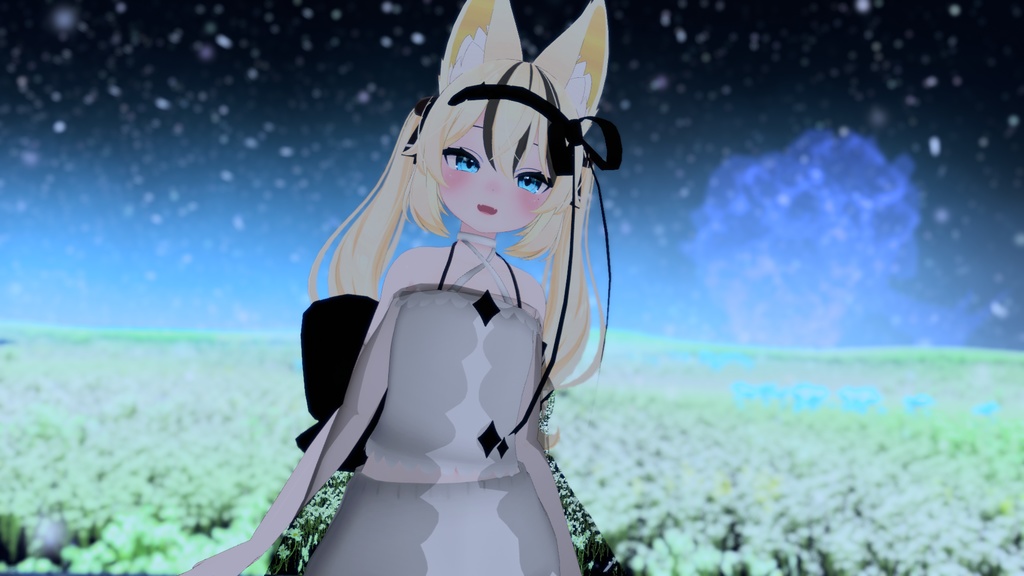 まほうしょーじょ風ランジェリーパジャマ【11アバター対応】【パーティクル付き】