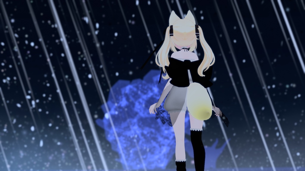 まほうしょーじょ風ランジェリーパジャマ【11アバター対応】【パーティクル付き】