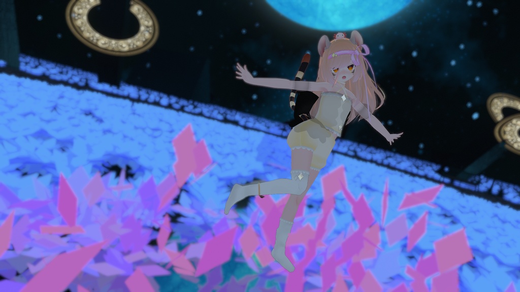 まほうしょーじょ風ランジェリーパジャマ【11アバター対応】【パーティクル付き】