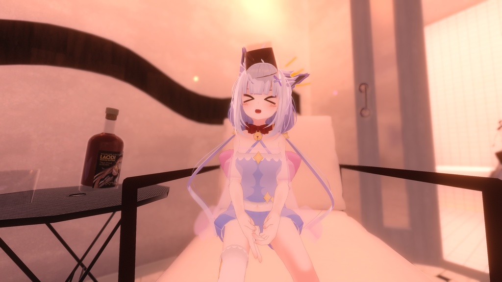 まほうしょーじょ風ランジェリーパジャマ【11アバター対応】【パーティクル付き】