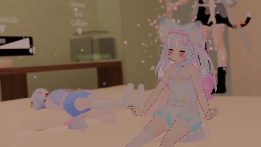 まほうしょーじょ風ランジェリーパジャマ【11アバター対応】【パーティクル付き】