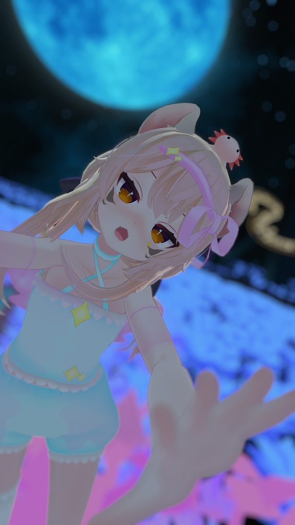 まほうしょーじょ風ランジェリーパジャマ【11アバター対応】【パーティクル付き】