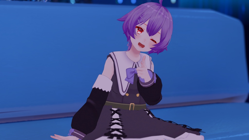 お忍びヴァンパイアドレス【20アバター対応】【パーティクル付き】