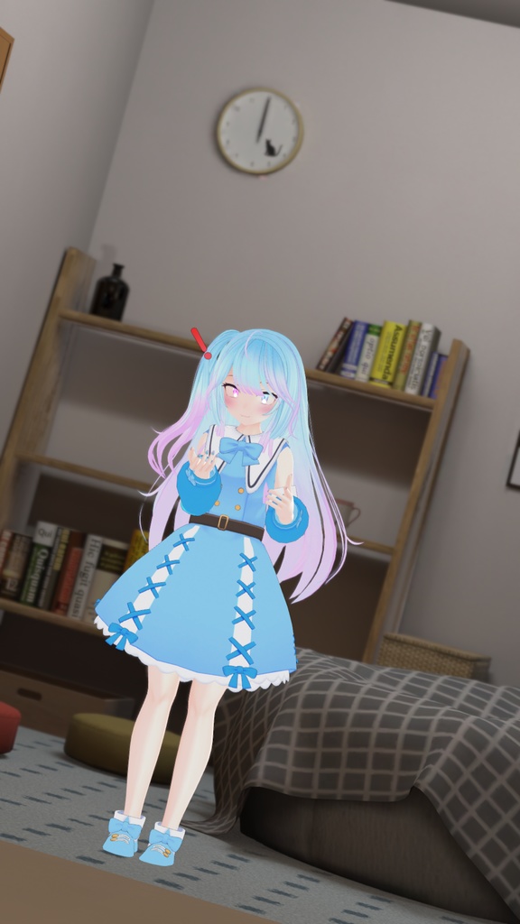 お忍びヴァンパイアドレス【20アバター対応】【パーティクル付き】