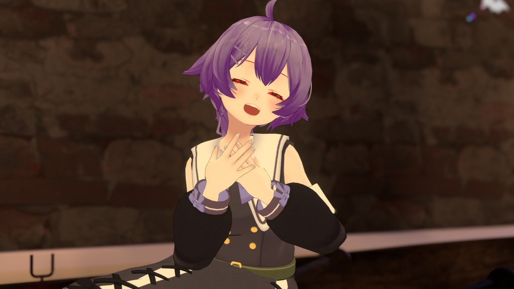 お忍びヴァンパイアドレス【20アバター対応】【パーティクル付き】