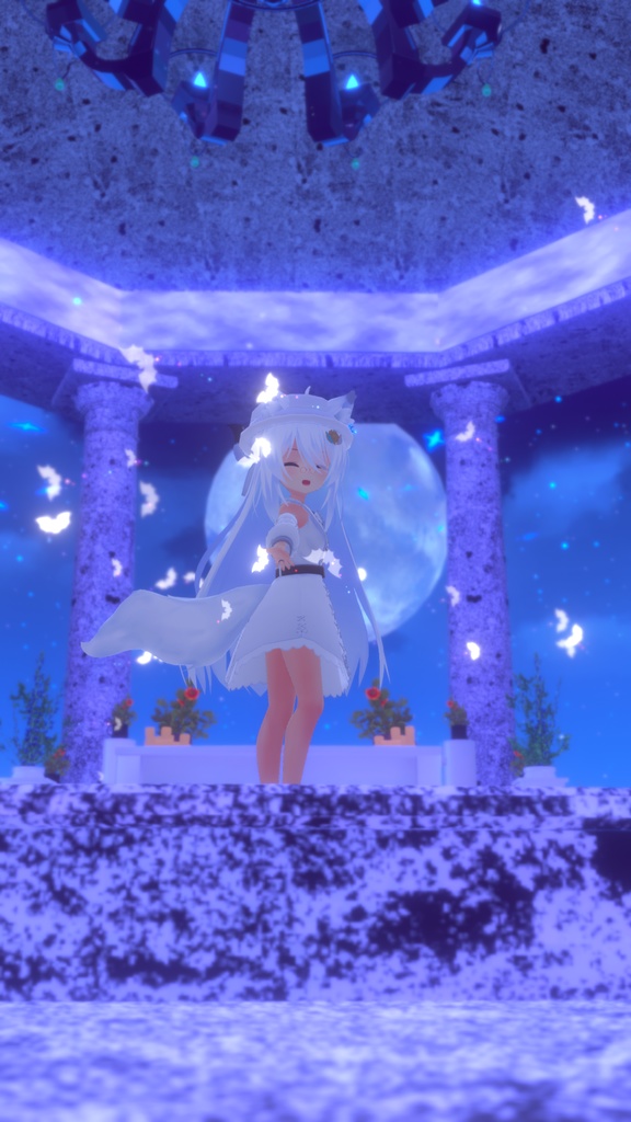 お忍びヴァンパイアドレス【20アバター対応】【パーティクル付き】