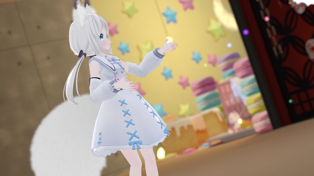 お忍びヴァンパイアドレス【20アバター対応】【パーティクル付き】