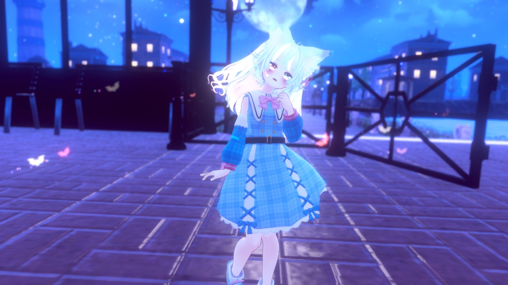 お忍びヴァンパイアドレス【20アバター対応】【パーティクル付き】