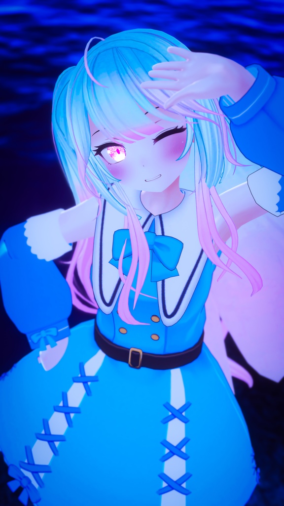 お忍びヴァンパイアドレス【20アバター対応】【パーティクル付き】