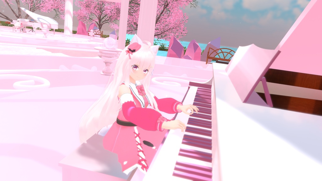 お忍びヴァンパイアドレス【20アバター対応】【パーティクル付き】