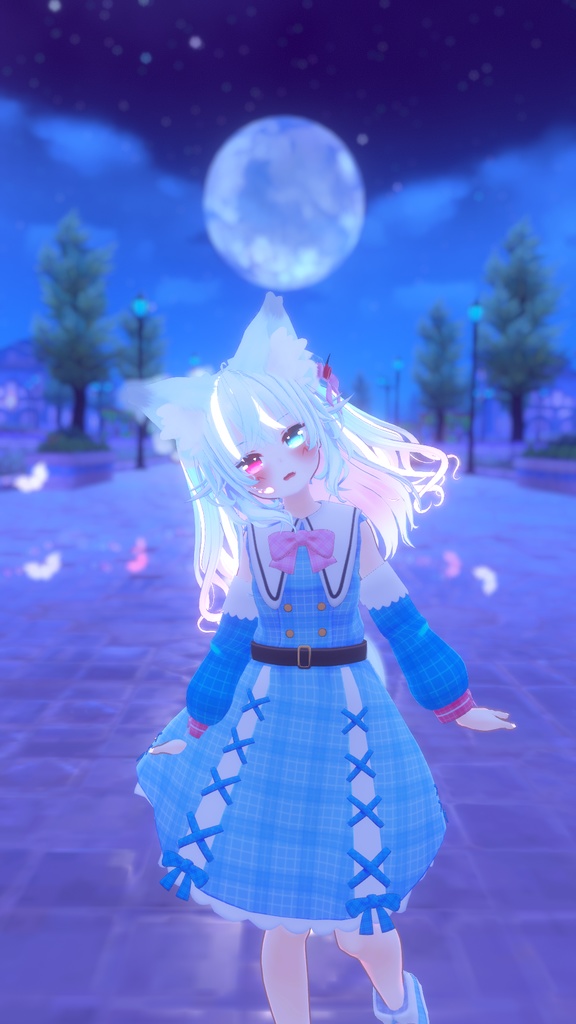 お忍びヴァンパイアドレス【20アバター対応】【パーティクル付き】