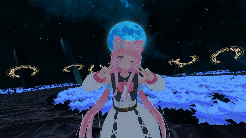 お忍びヴァンパイアドレス【20アバター対応】【パーティクル付き】