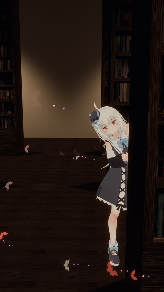 お忍びヴァンパイアドレス【20アバター対応】【パーティクル付き】