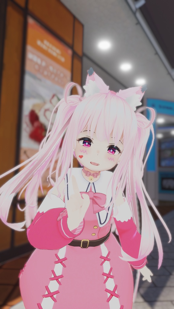 お忍びヴァンパイアドレス【20アバター対応】【パーティクル付き】