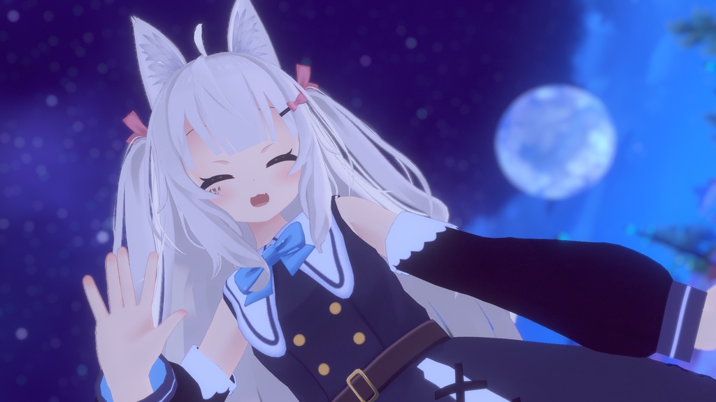 お忍びヴァンパイアドレス【20アバター対応】【パーティクル付き】