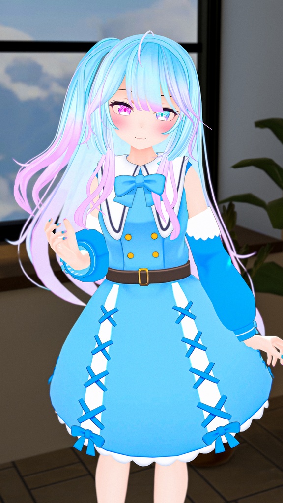 お忍びヴァンパイアドレス【20アバター対応】【パーティクル付き】