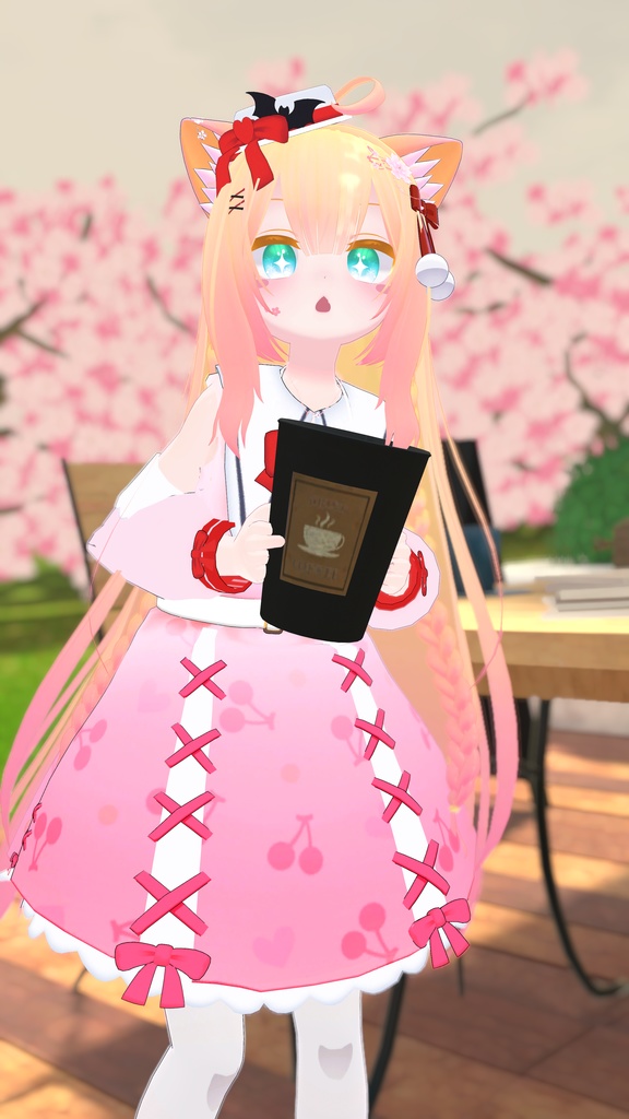 お忍びヴァンパイアドレス【20アバター対応】【パーティクル付き】