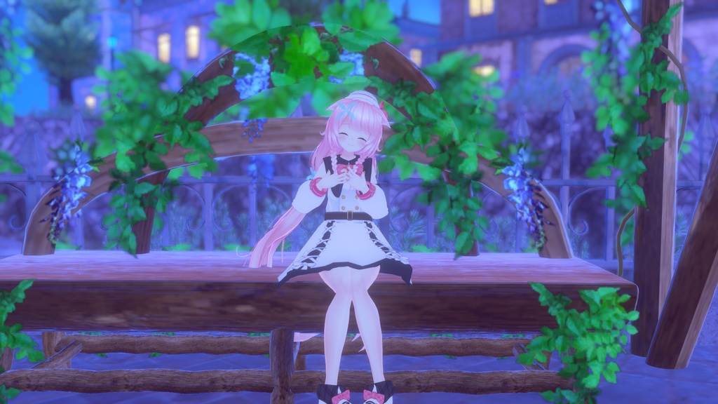 お忍びヴァンパイアドレス【20アバター対応】【パーティクル付き】