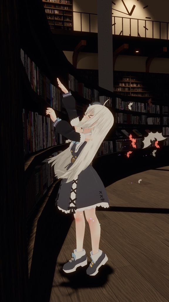 お忍びヴァンパイアドレス【20アバター対応】【パーティクル付き】