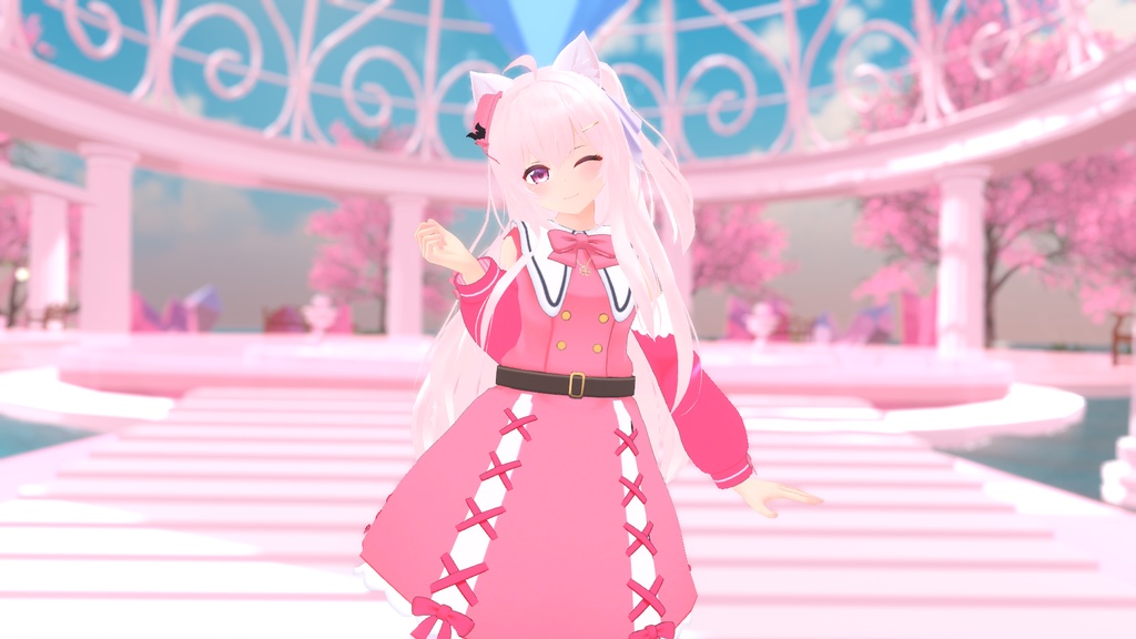 お忍びヴァンパイアドレス【20アバター対応】【パーティクル付き】