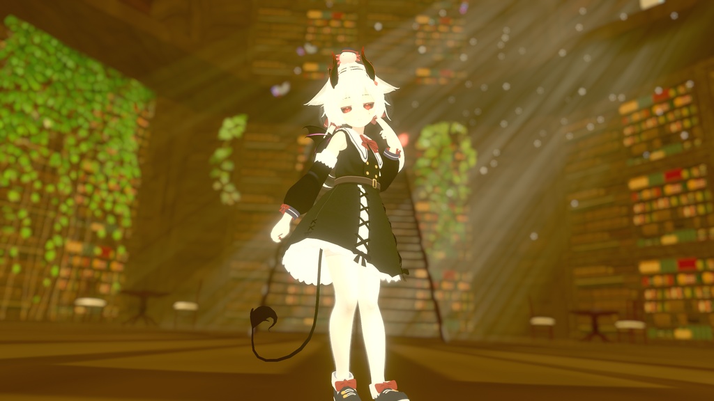 お忍びヴァンパイアドレス【20アバター対応】【パーティクル付き】