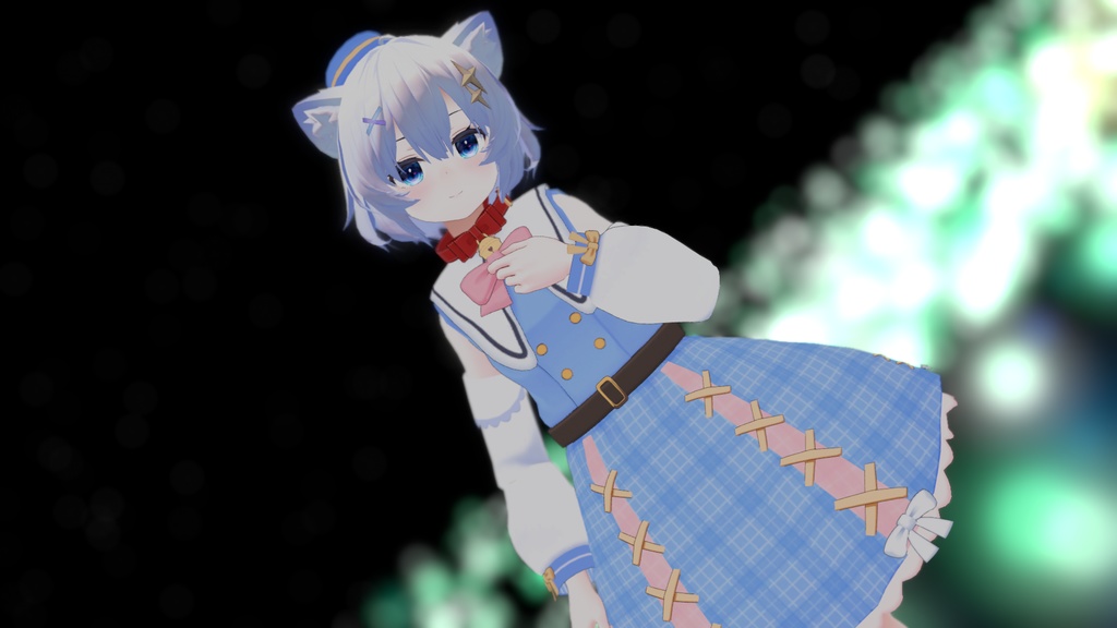 お忍びヴァンパイアドレス【20アバター対応】【パーティクル付き】