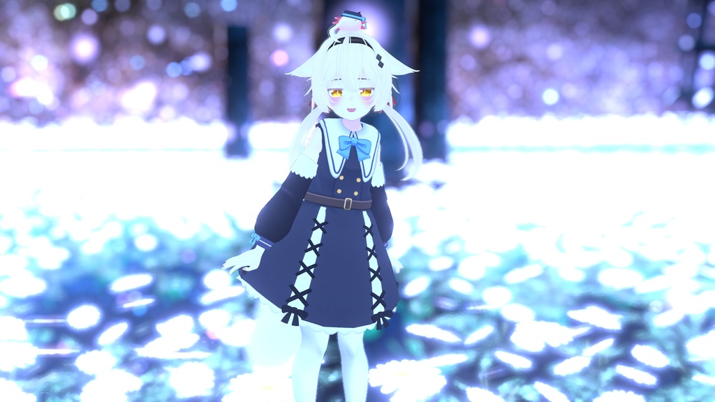 お忍びヴァンパイアドレス【20アバター対応】【パーティクル付き】