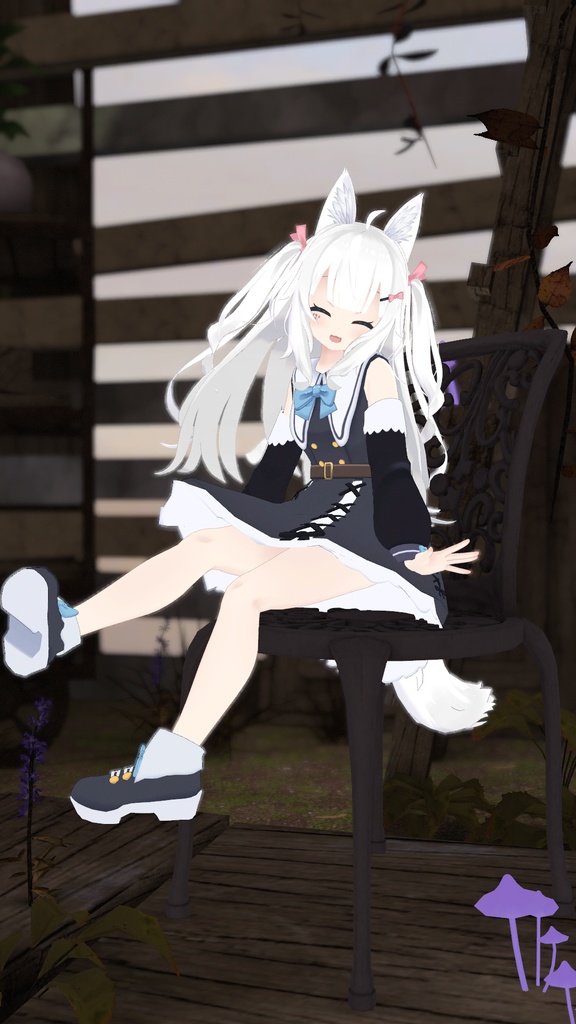 お忍びヴァンパイアドレス【20アバター対応】【パーティクル付き】