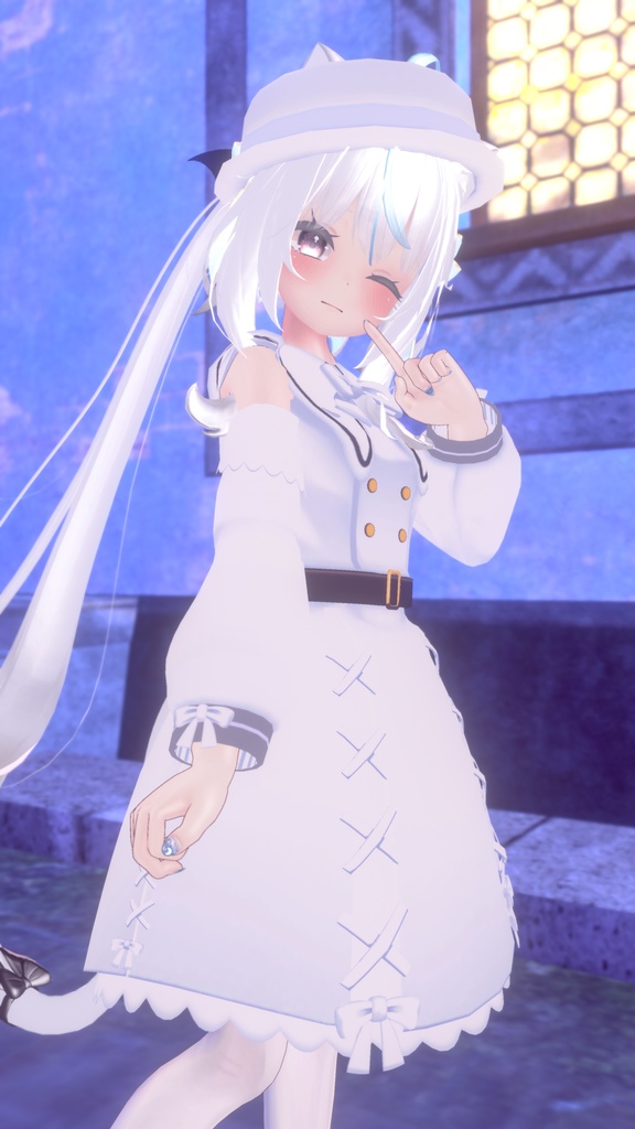 お忍びヴァンパイアドレス【20アバター対応】【パーティクル付き】