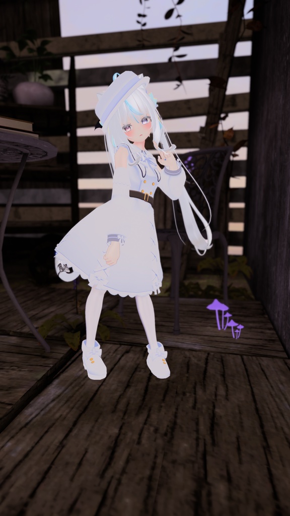 お忍びヴァンパイアドレス【20アバター対応】【パーティクル付き】